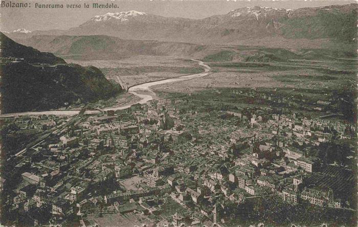 Bozen BOLZANO Suedtirol IT Fliegeraufnahme