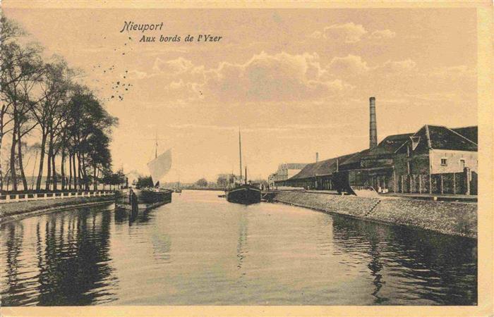 NIEUPORT Nieuwpoort West-Vlaanderen Belgie Aux bords de l'Yzer