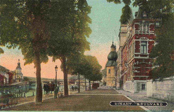 Dinant-sur Meuse Belgie Boulevard