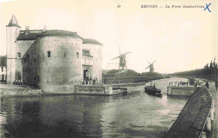 Bruges BRUGGE Belgie La Porte Sainte Croix