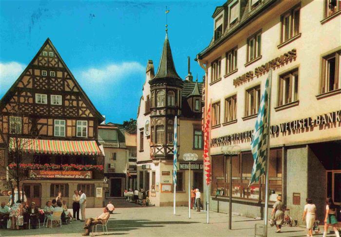 BAD KIssINGEN Fussgaengerzone am Markt Altstadt