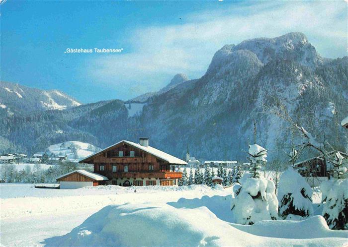Oberwoessen Gaestehaus Taubensee im Winterzauber Alpen