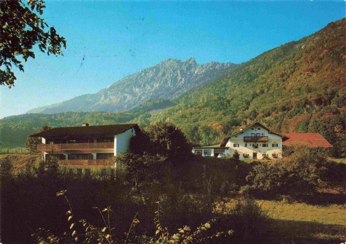BAD REICHENHALL Gablerhof Nonn Blick gegen Hochstaufen
