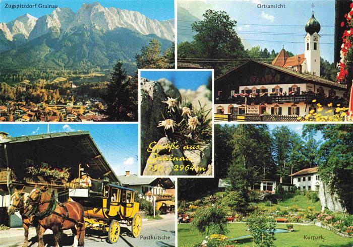 GRAINAU Garmisch-Partenkirchen Bayern Panorama Zugspitze Wettersteingebirge Moti