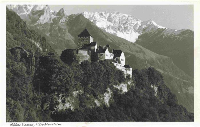 Liechtenstein Fuerstentum Schloss Vaduz