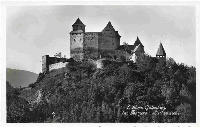 Balzers Liechtenstein FL Schloss Gutenberg