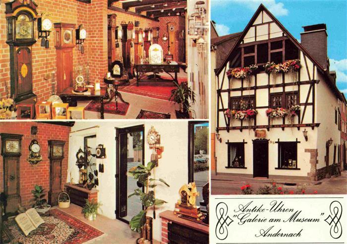 Andernach Rhein Antike Uhren Galerie am Museum Details