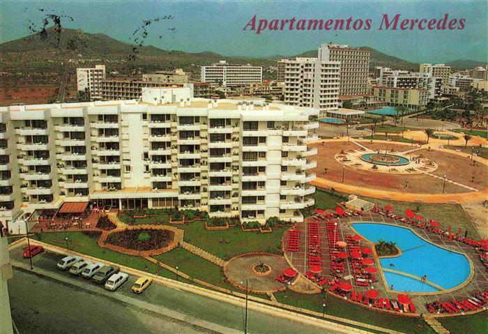 CALA MILLOR Mallorca ES Apartamentos Mercedes Fliegeraufnahme
