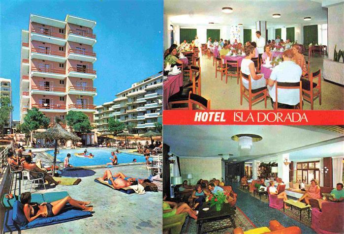 El Arenal Mallorca ES Hotel Isla Dorada Pool Speisesaal Aufenthaltsraum
