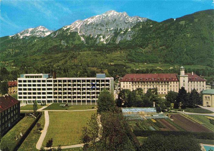 BAD REICHENHALL Staedt Krankenhaus mit Zwiesel und Hochstaufen