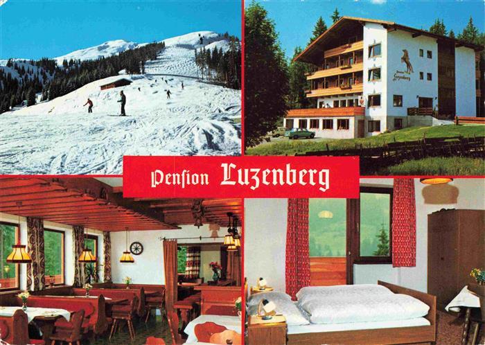 Auffach Pension Luzenberg Gastraum Zimmer Skipiste