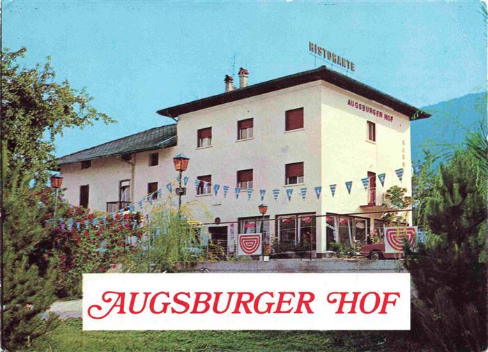San Cristoforo al Lago Trentino IT Ristorante Albergo Augsburger Hof