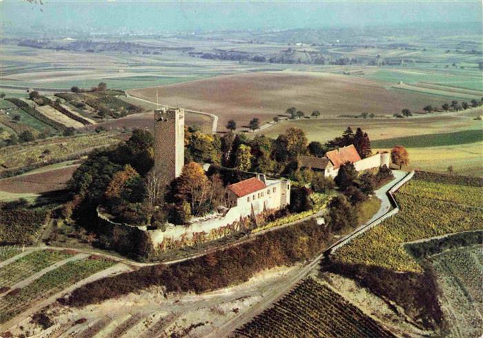 Sulzfeld Baden Burg Ravensburg Gaststaette Fliegeraufnahme