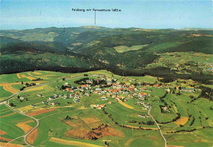 Hoechenschwand Schwarzwald BW Fliegeraufnahme mit Feldberg