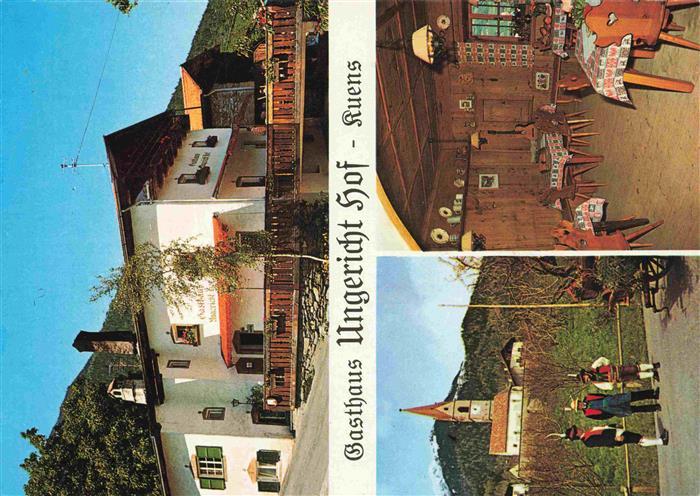 Kuens Merano IT Gasthaus Ungericht Hof Gastraum Kirche