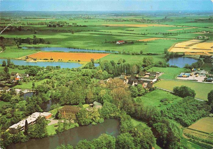 KLEVE Bad Cleve Wasserburg Rindern Heimvolkshochschule Fliegeraufnahme