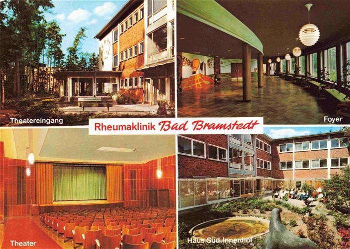 Bad Bramstedt Rheumaklinik Theatereingang Theater Foyer Haus Sued Innenhof