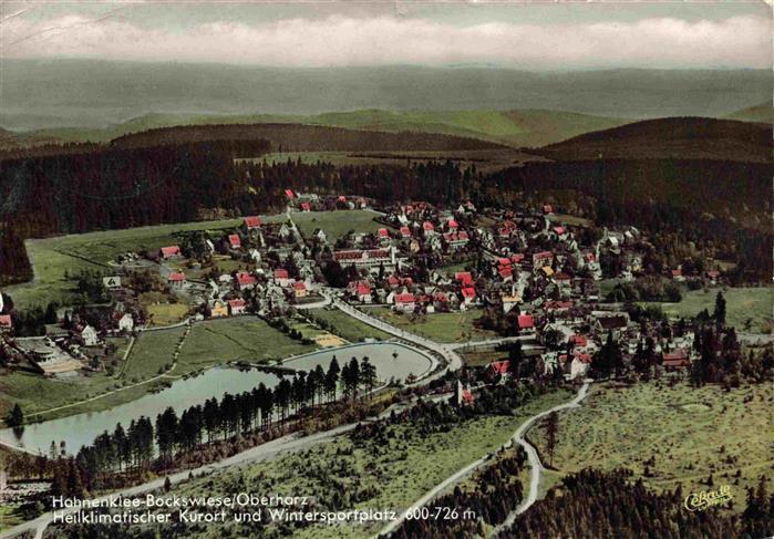Hahnenklee-Bockswiese Harz Fliegeraufnahme