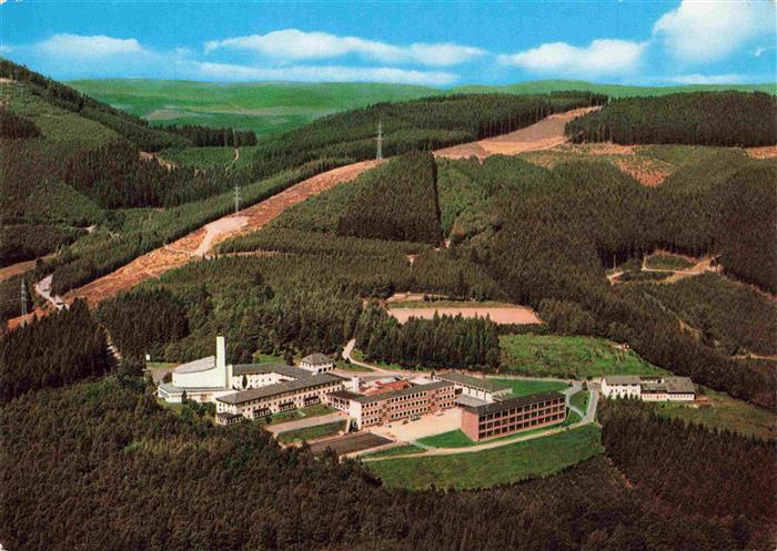 Lennestadt Missionshaus Maria Koenigin Fliegeraufnahme
