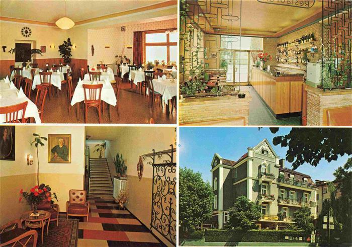 Meran MERANO IT Hotel Restaurant Bayrischer Hof Gastraeume Treppenaufgang