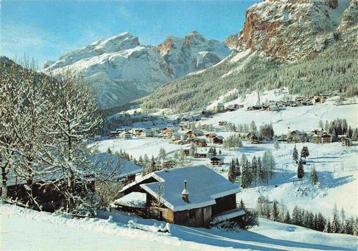 La Villa  Val Badia Gadertal Suedtirol IT mit Sass Songher Gruppo Sella