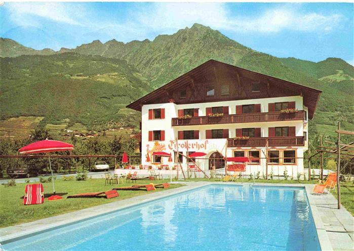 Algund Merano Suedtirol IT Tirolerhof Schwimmbad