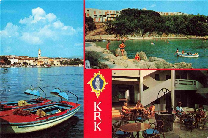 Krk Otok Krk Croatia Hotel Koralj Gastraum Strand Panorama