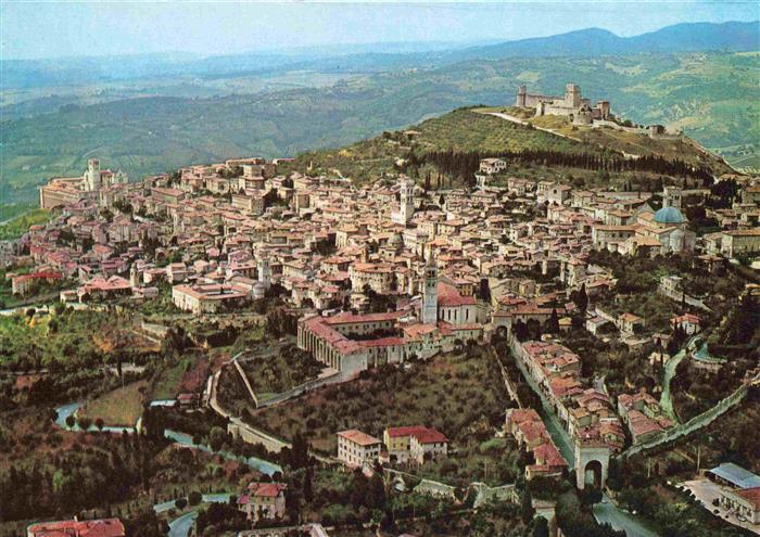Assisi Umbria Fliegeraufnahme