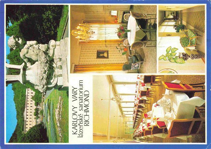 KARLOVY VARY Karlsbad CZ Park Sanatorium Richmond Speisesaal Zimmer