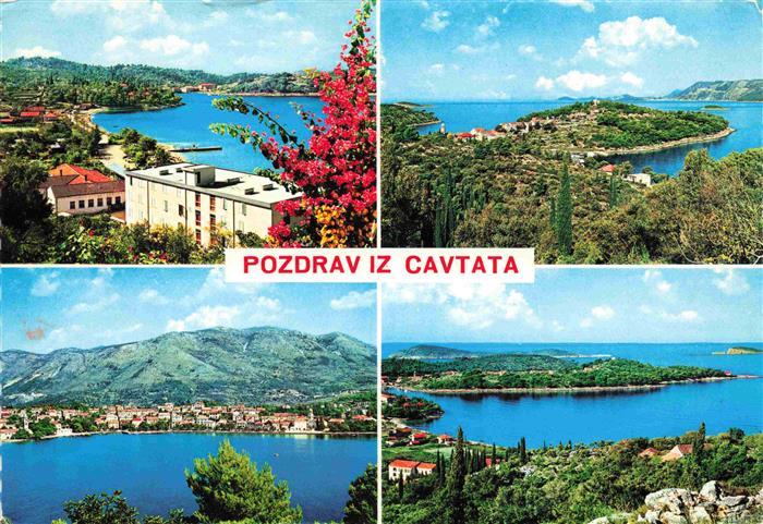 Cavtat Croatia Panorama Kueste