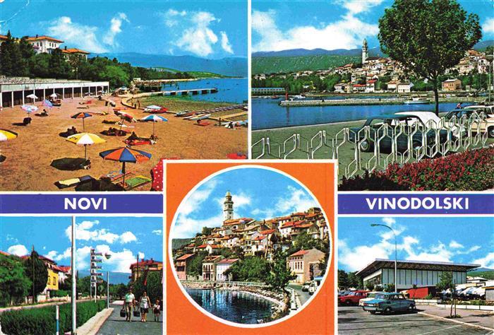 Novi Vinodolski Rijeka Croatia Strand Promenade Stadtzentrum