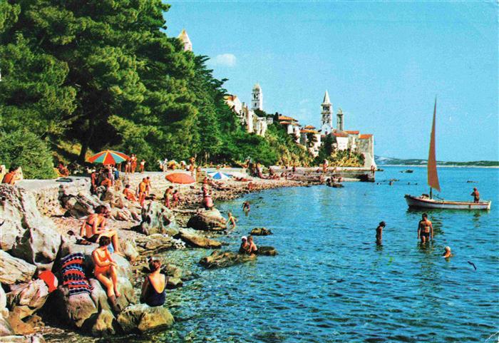 Rab  Croatia Badestrand