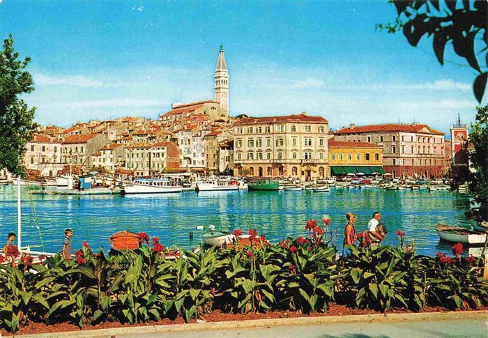 Rovinj Rovigno Istrien Croatia Hafen