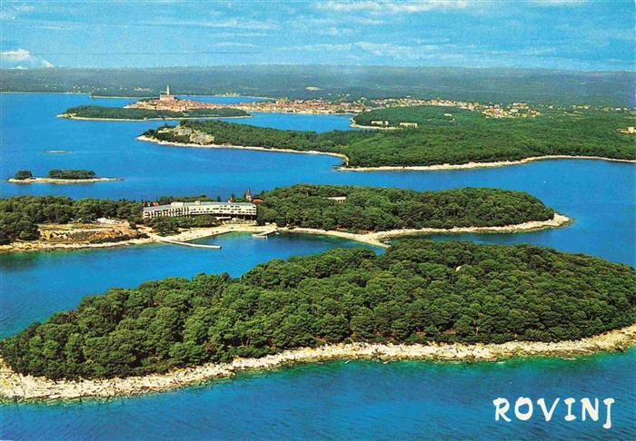 Rovinj Rovigno Istrien Croatia Kuestenpanorama