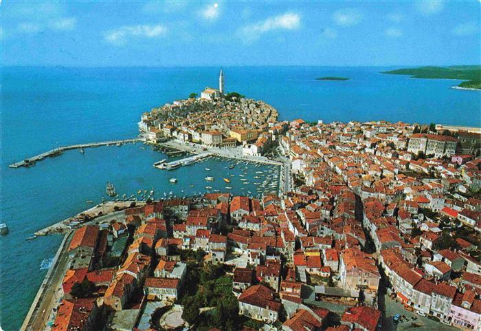 Rovinj Rovigno Istrien Croatia Hafen Altstadt