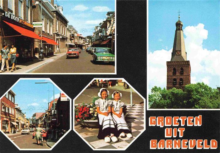 Barneveld Gelderland NL Motive Stadtzentrum Trachten Kirchturm
