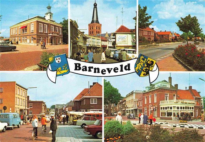 Barneveld Gelderland NL Gemeentehuis Langstraat Thorbeckelaan Nieuwstraat Jan v.