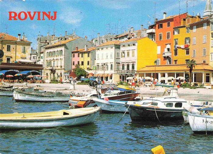 Rovinj Rovigno Istrien Croatia Hafen