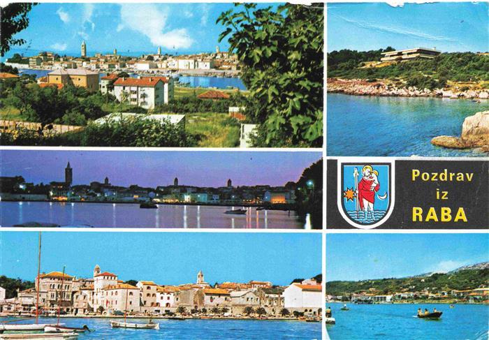 Rab  Croatia Panorama Kueste Hafen