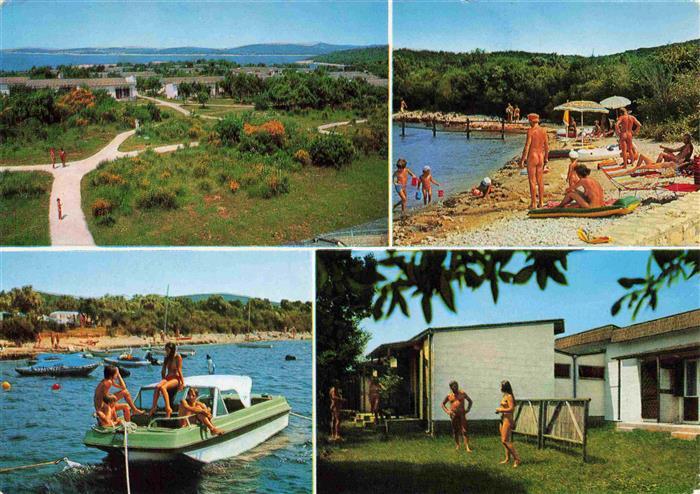 Rovinj Rovigno Istrien Croatia Panorama Strand Bungalows Badespass