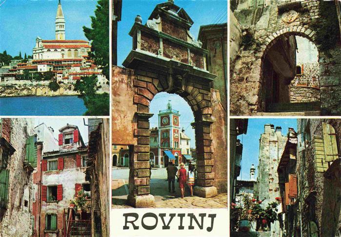 Rovinj Rovigno Istrien Croatia Teilansichten Motive Altstadt