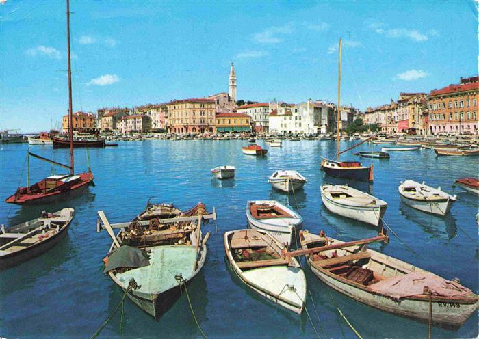 Rovinj Rovigno Istrien Croatia Hafen
