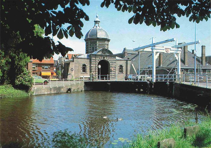 Leiden NL Morspoort 17. Jhdt. Bruecke