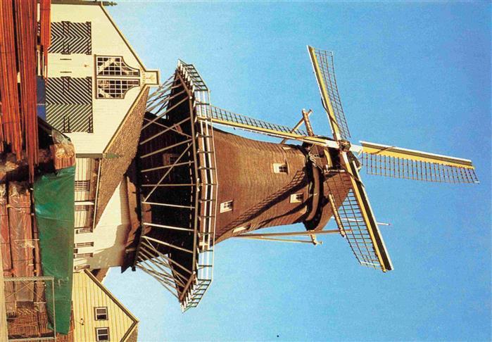 Leiden NL Houtzaagmolen De Heesterboom Windmuehle