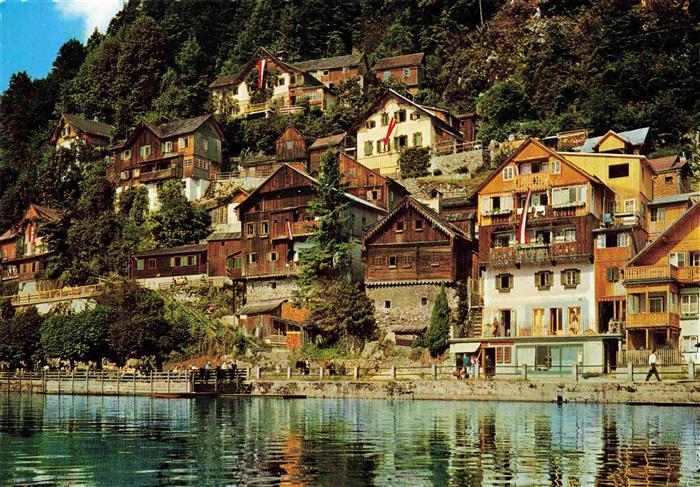 Hallstatt Oberoesterreich AT Die uralte Keltensiedlung am Hallstaettersee