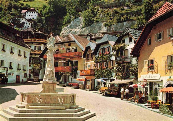 Hallstatt Oberoesterreich AT Die uralte Keltensiedlung am Hallstaettersee Marktp