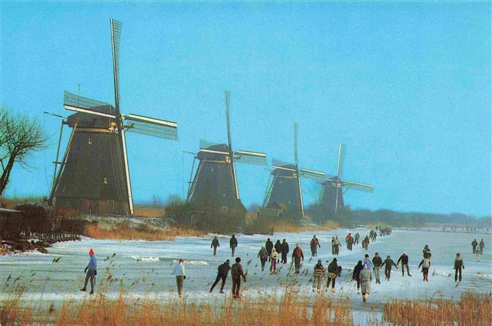 Kinderdijk NL Drainage mills of the Kinderdijk-complex polder The Overwaard