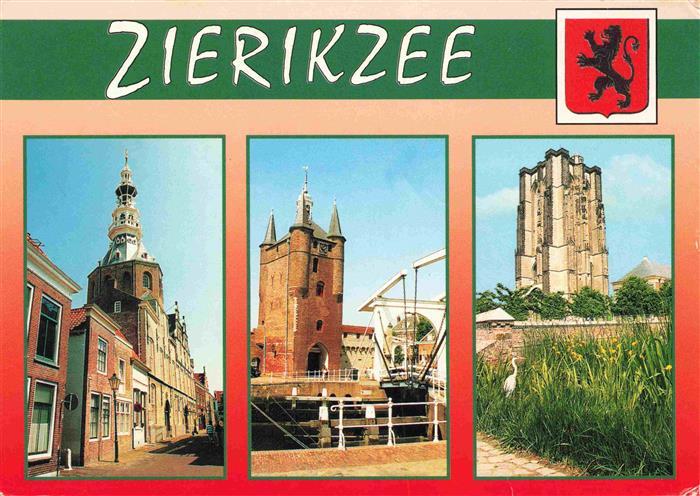 Zierikzee Zierickzee Zeeland NL Stadtzentrum Zuidhavenpoort Monster-Toren