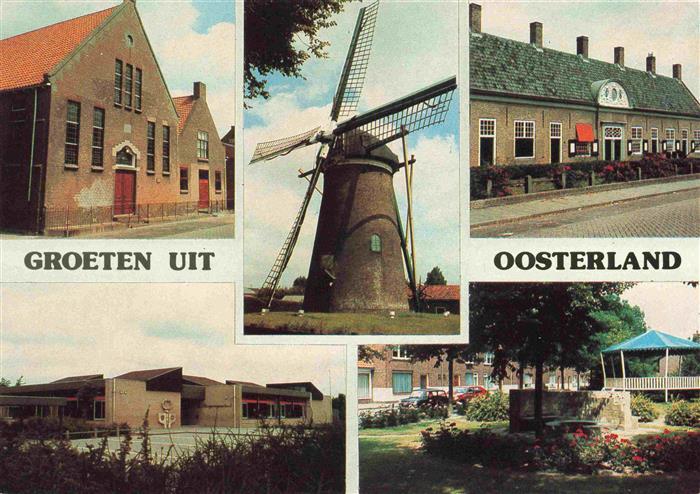 Oosterland NL Teilansichten Windmuehle