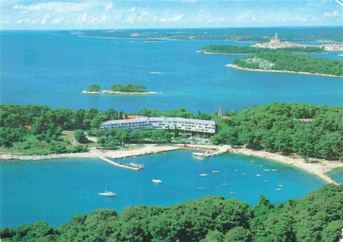 Rovinj Rovigno Istrien Croatia Hotel Istra Kuestenpanorama